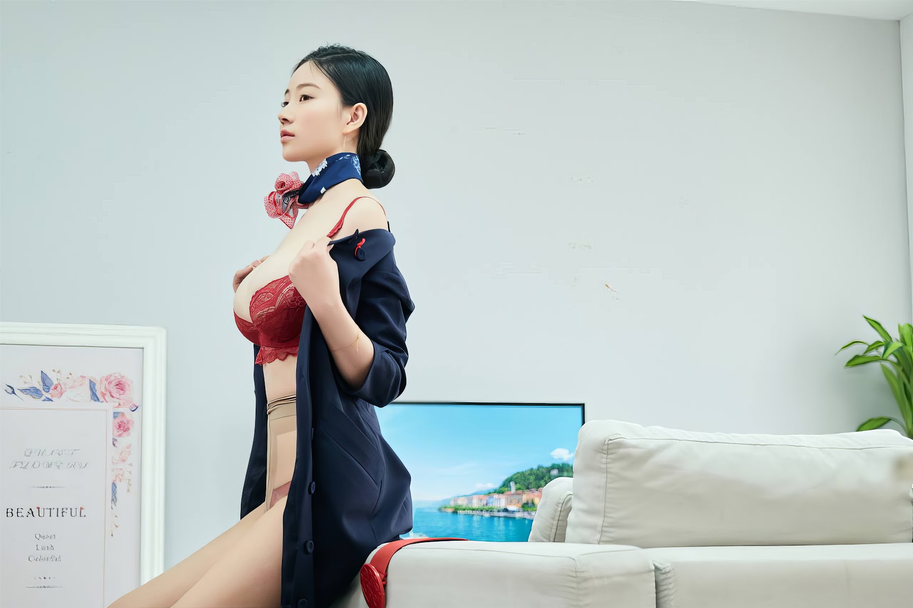 Coser@年年Nnian – 空姐 - P119