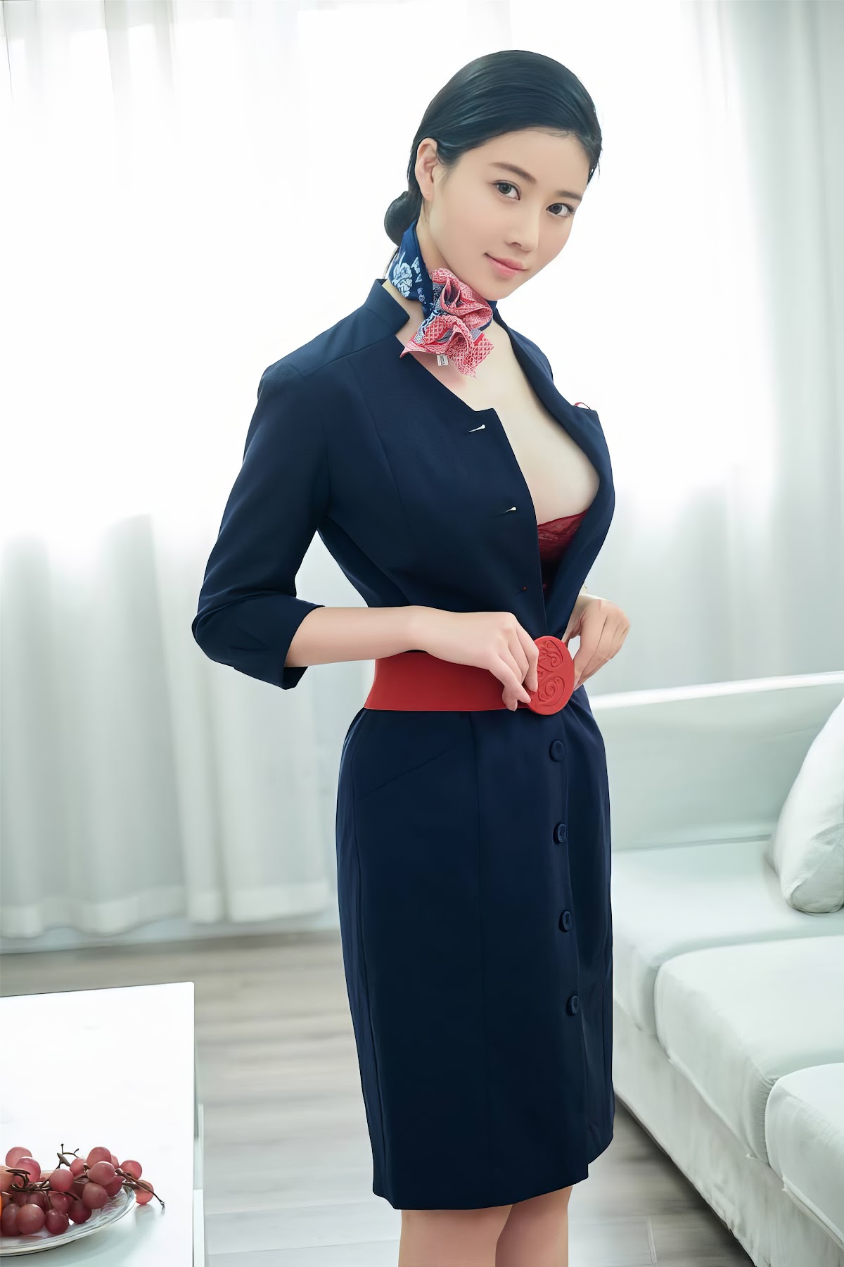 Coser@年年Nnian – 空姐 - P59