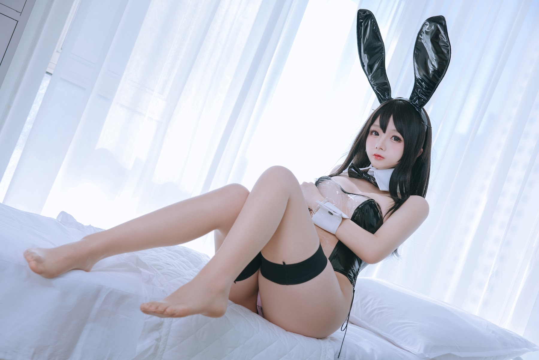 Coser@日奈娇 – 透明兔女郎 - P1