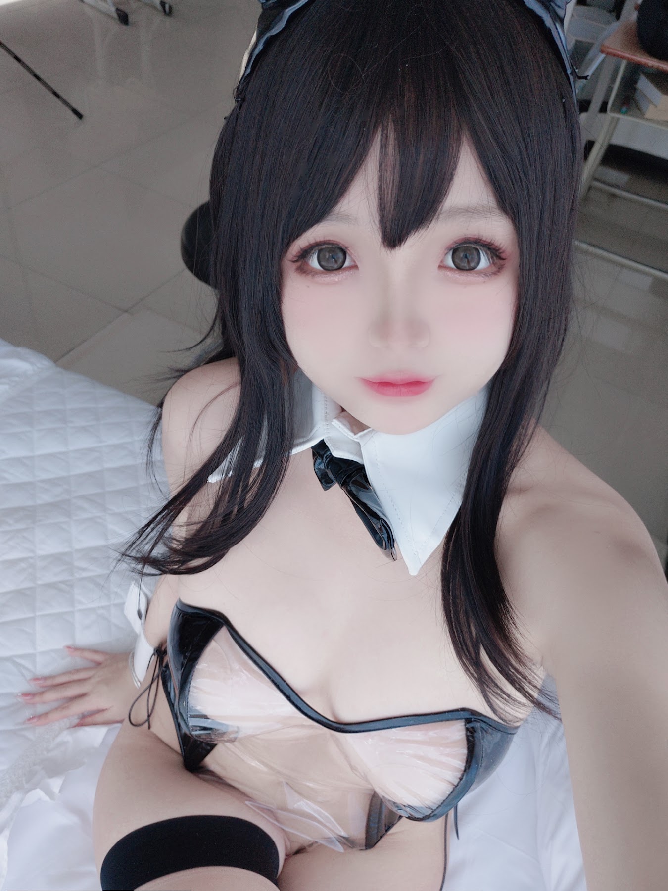 Coser@日奈娇 – 透明兔女郎 - P43