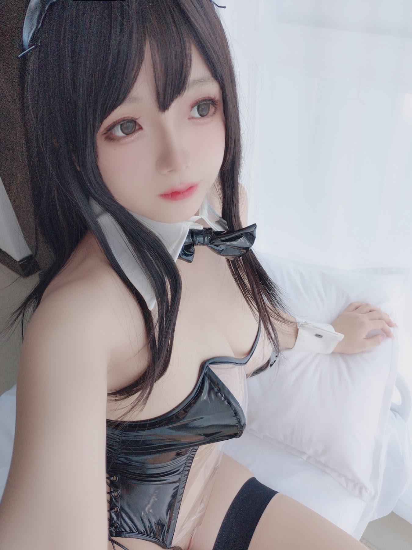 Coser@日奈娇 – 透明兔女郎 - P44