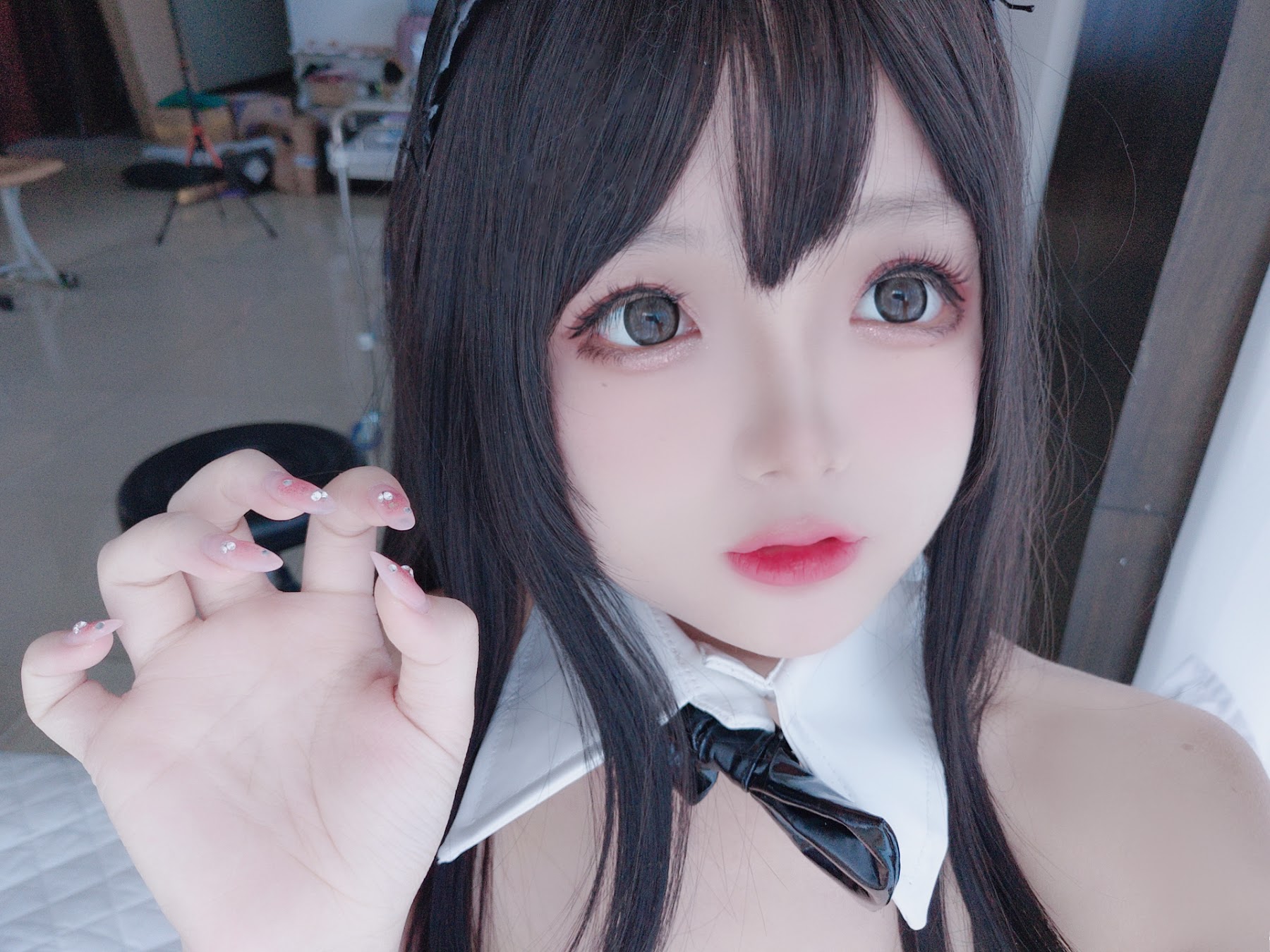 Coser@日奈娇 – 透明兔女郎 - P45
