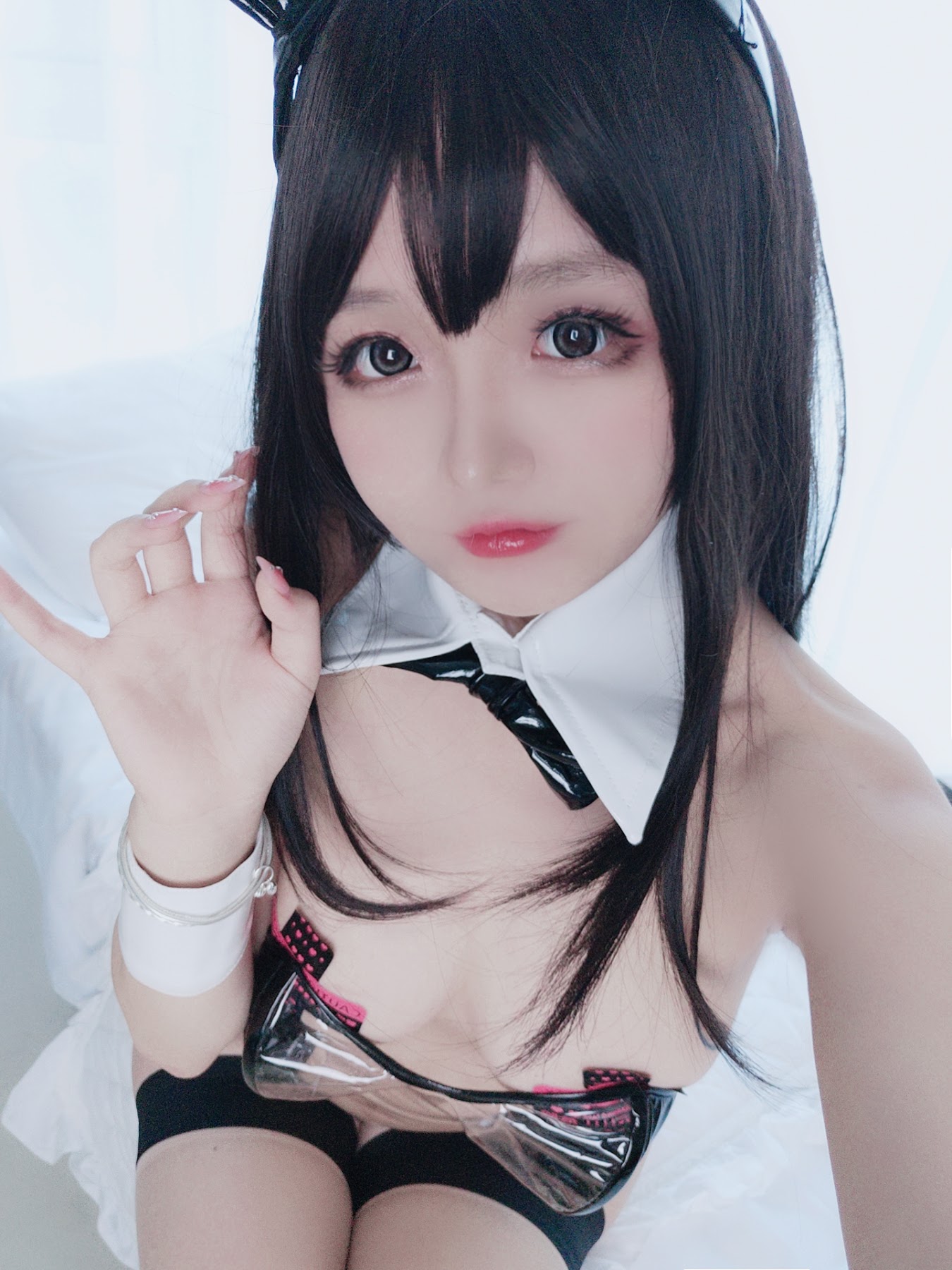 Coser@日奈娇 – 透明兔女郎 - P59