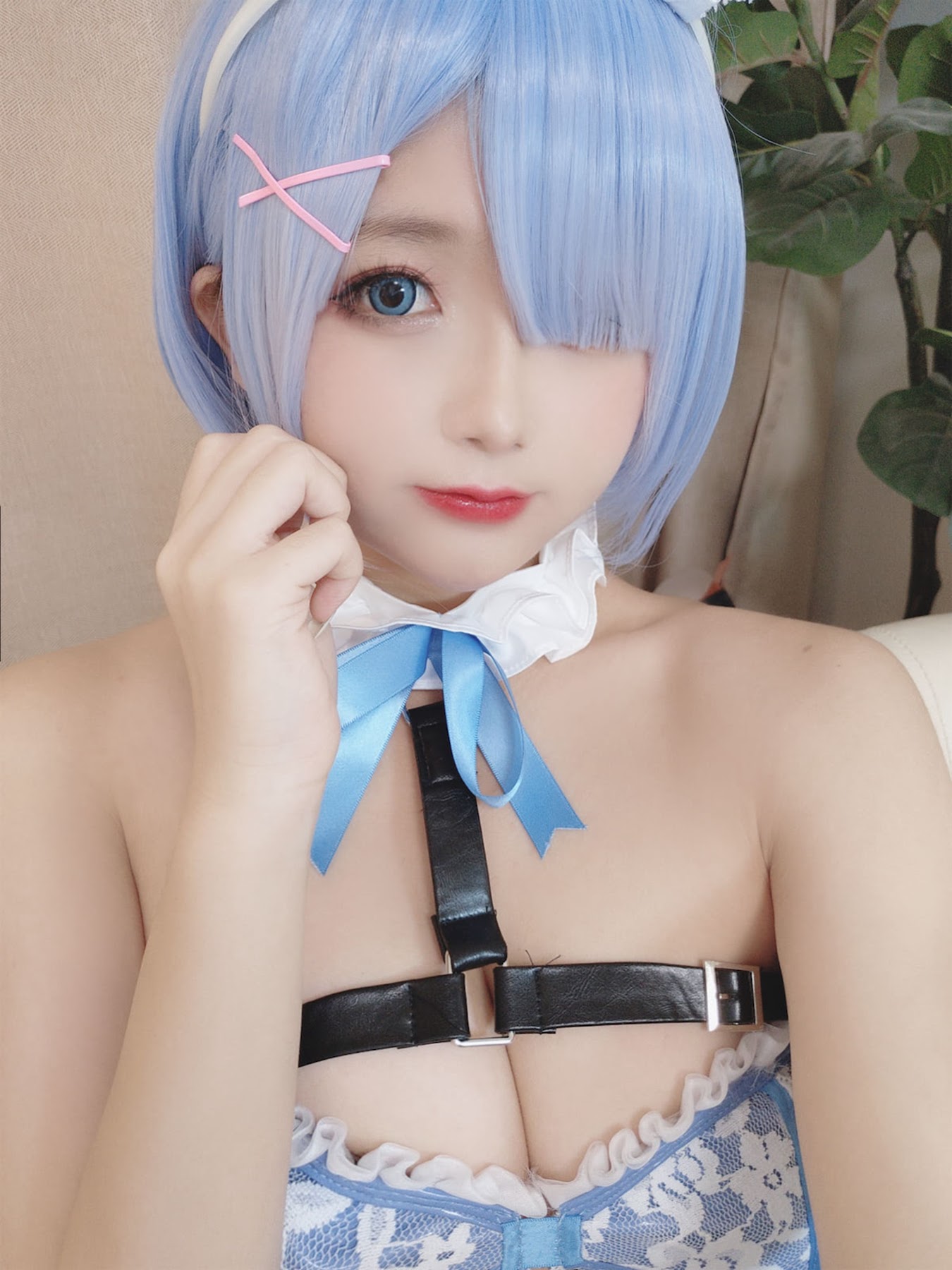 Coser@日奈娇 – 蕾姆蓝色护士 - P79