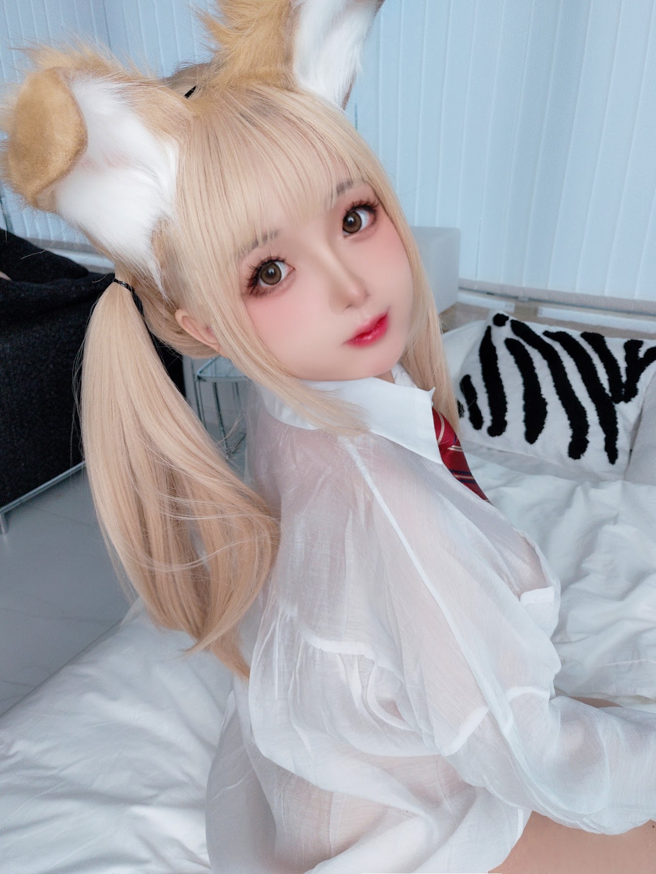Coser@日奈娇 – 衬衫小狗 - P102