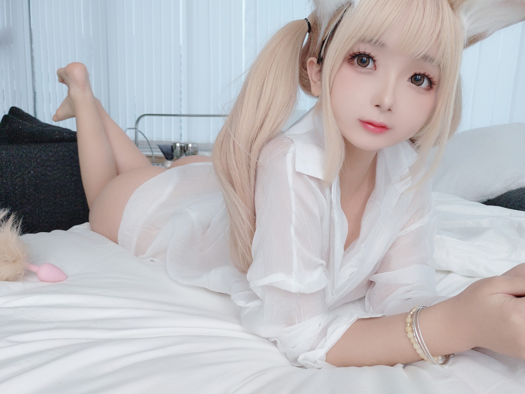 Coser@日奈娇 – 衬衫小狗 - P118