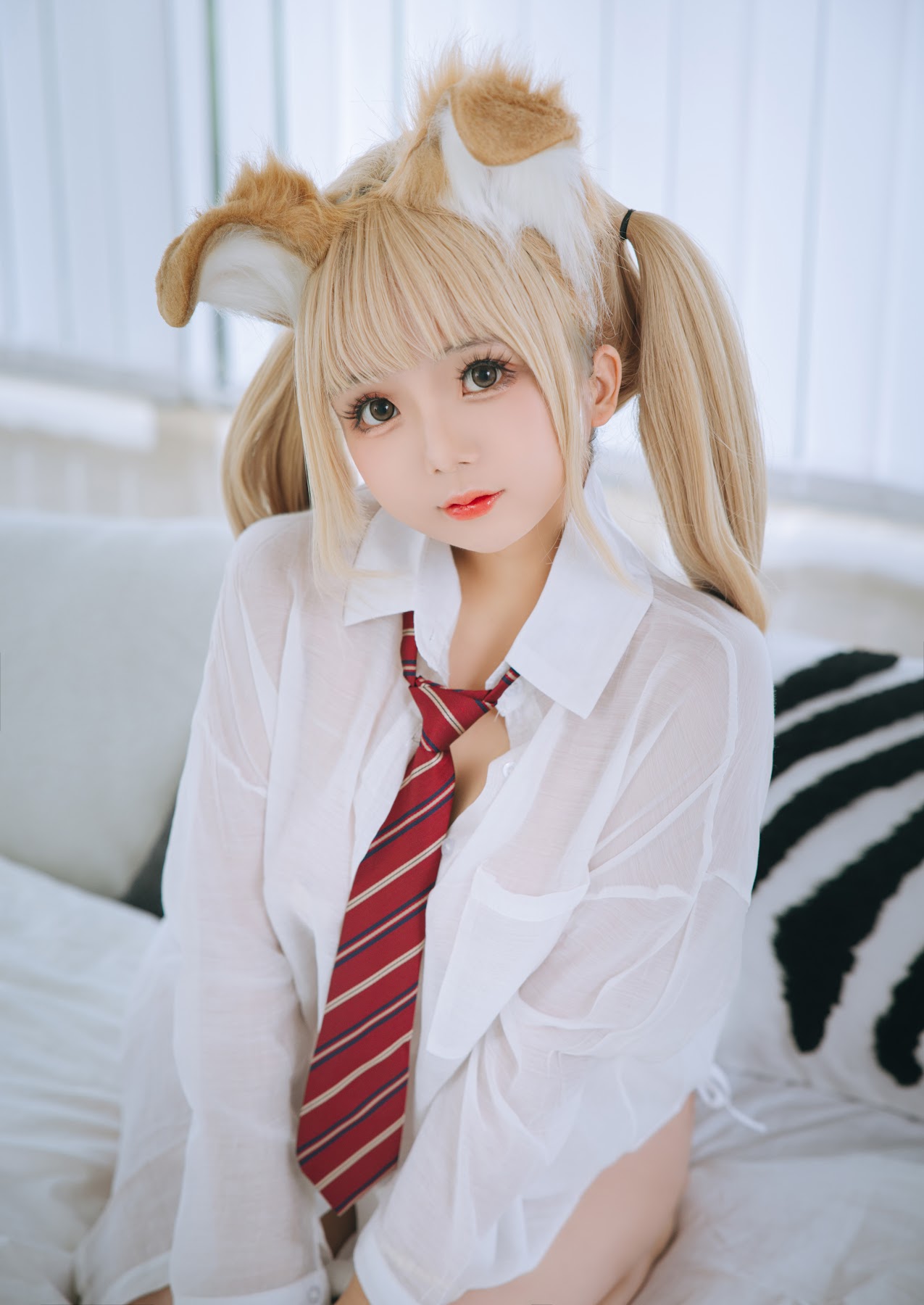 Coser@日奈娇 – 衬衫小狗 - P12