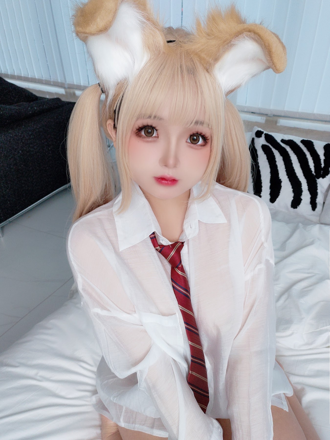 Coser@日奈娇 – 衬衫小狗 - P134