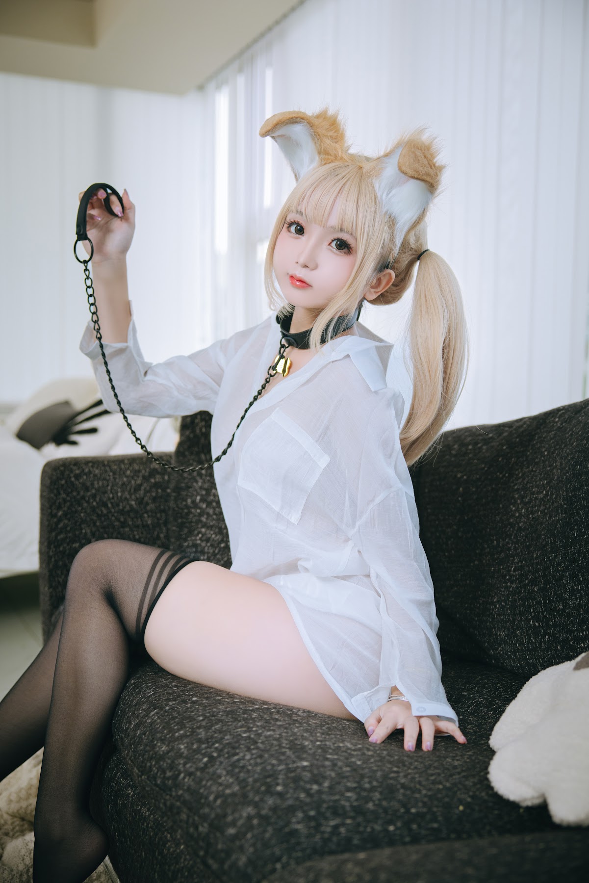 Coser@日奈娇 – 衬衫小狗 - P67