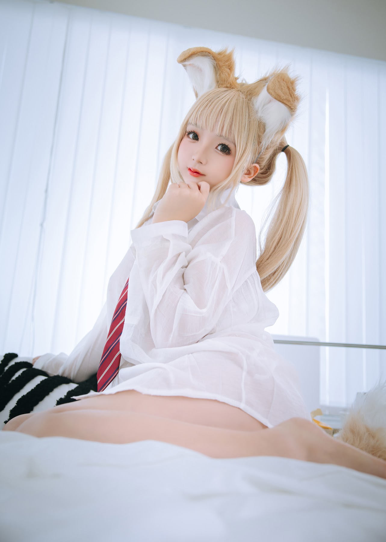 Coser@日奈娇 – 衬衫小狗 - P8