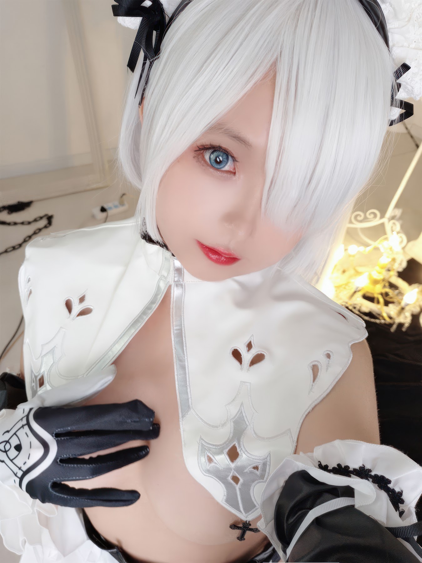Coser@日奈娇 – 2B奶盖女仆 - P72