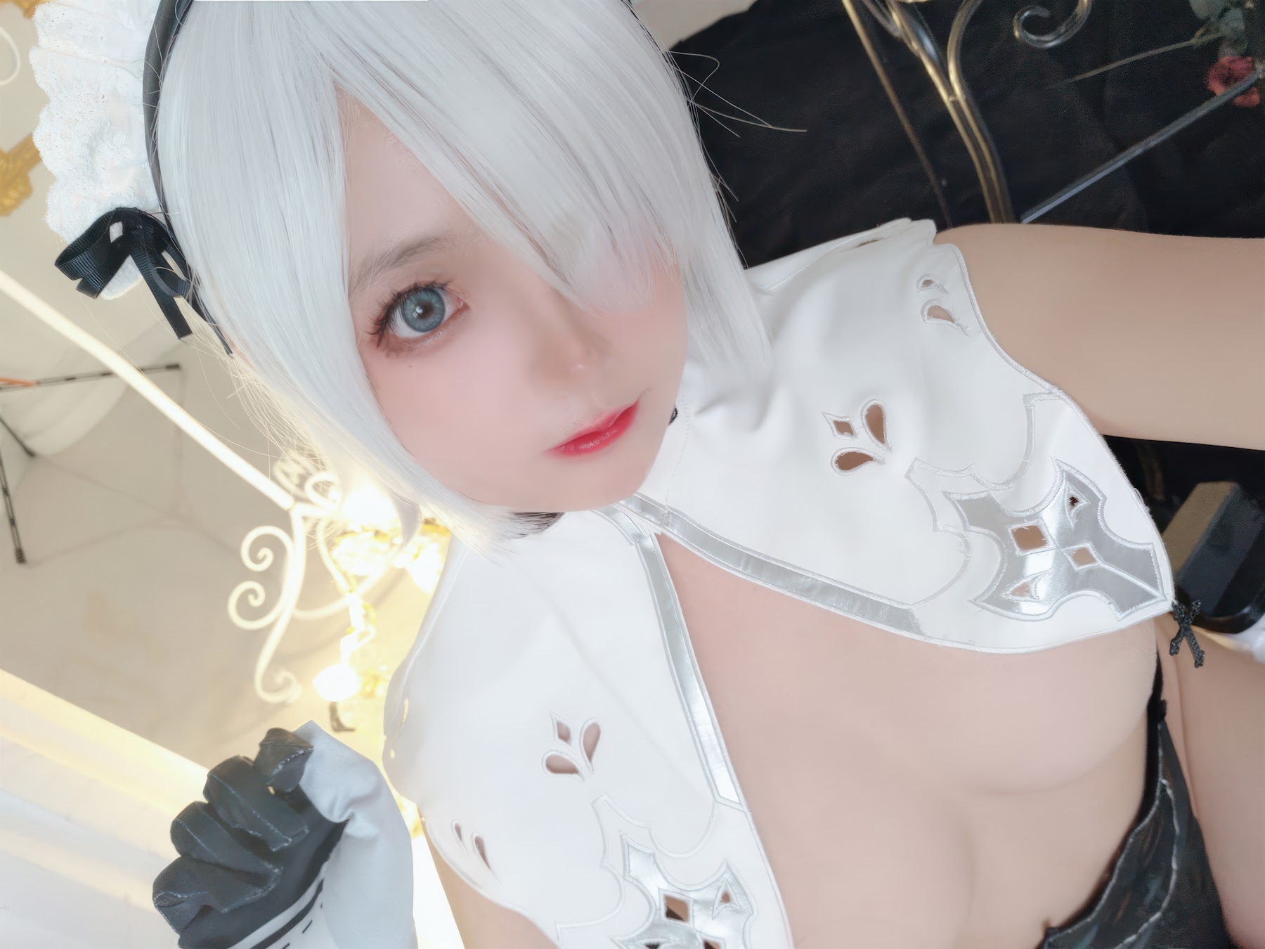 Coser@日奈娇 – 2B奶盖女仆 - P77