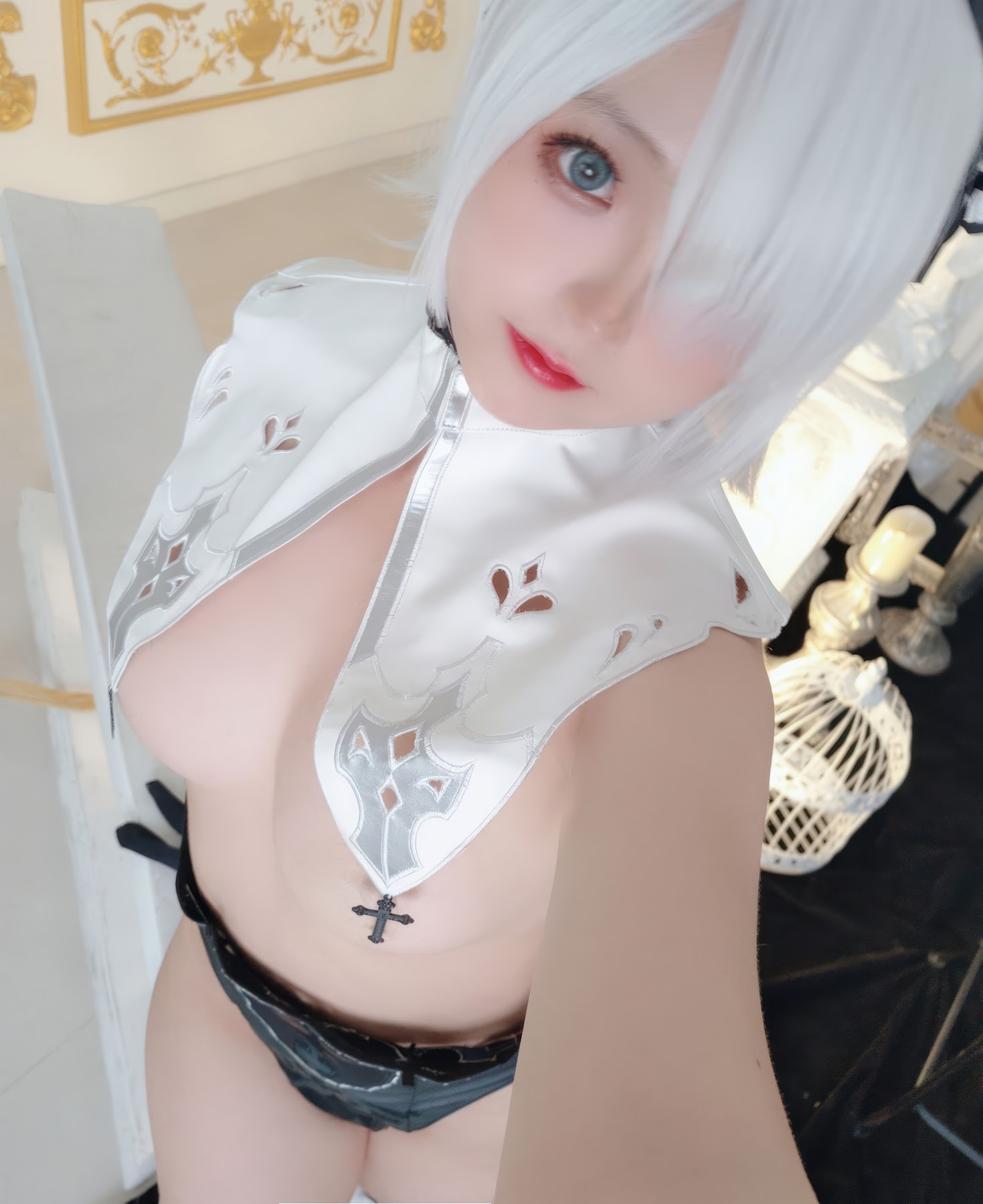 Coser@日奈娇 – 2B奶盖女仆 - P79