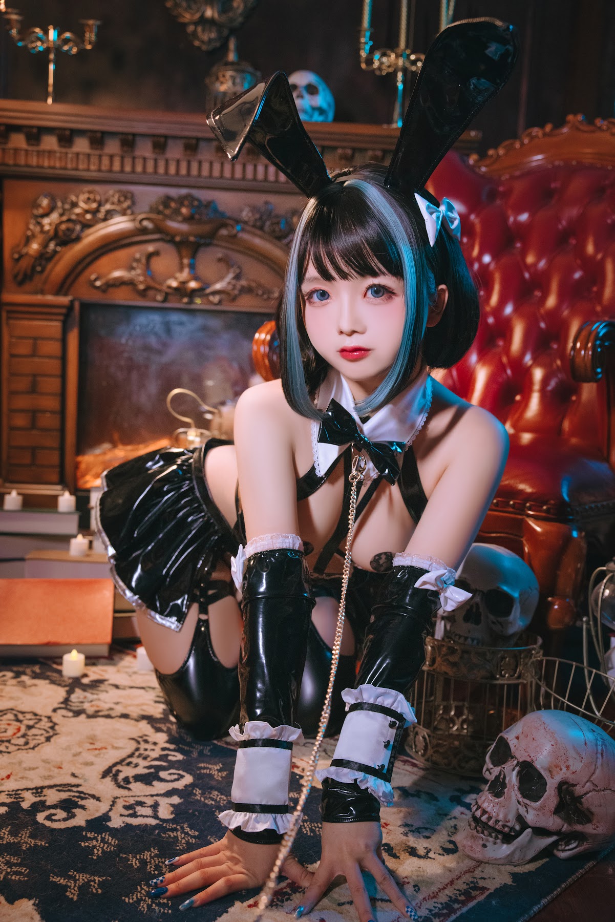 Coser@日奈娇 – 万圣恶魔皮衣 - P4