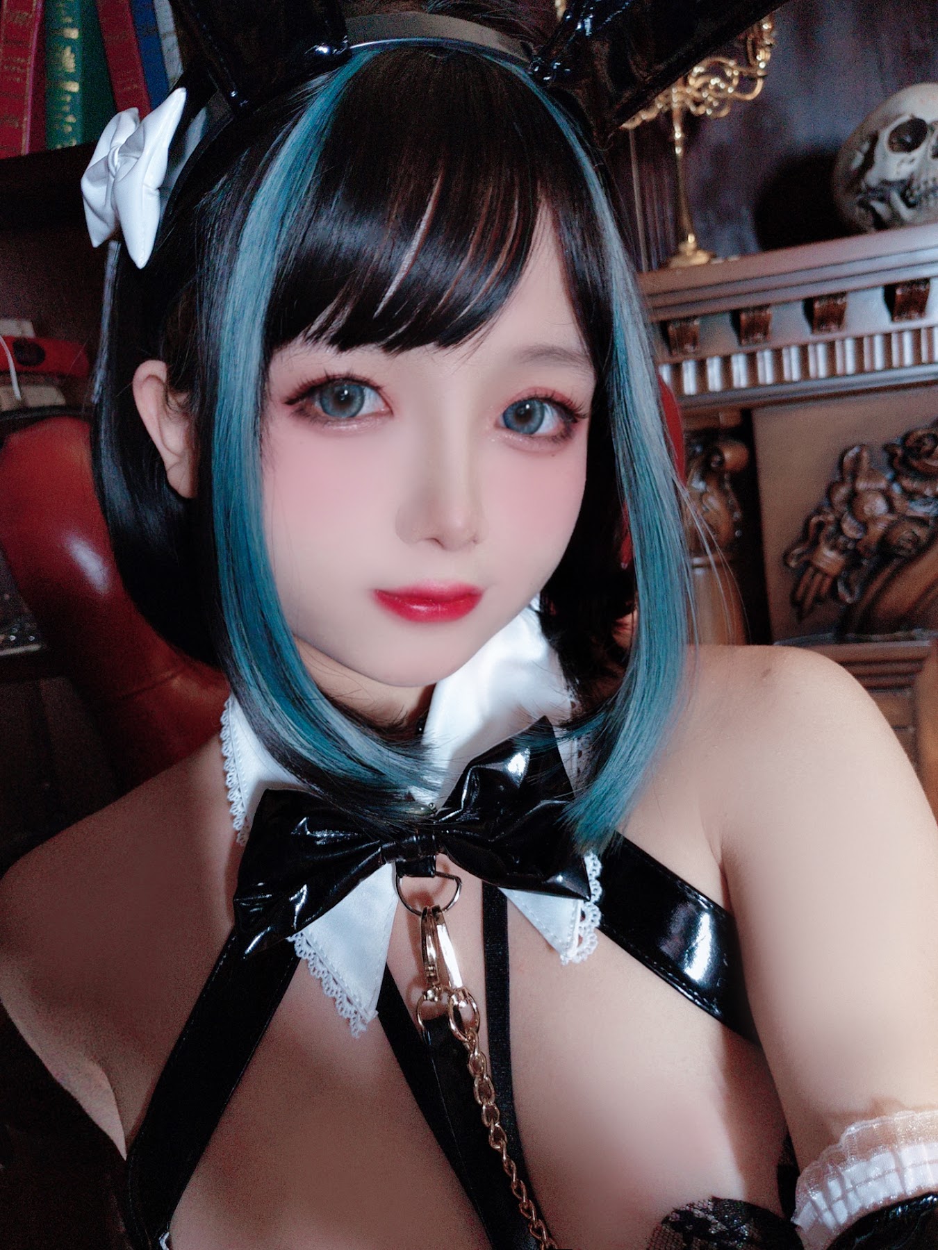 Coser@日奈娇 – 万圣恶魔皮衣 - P54