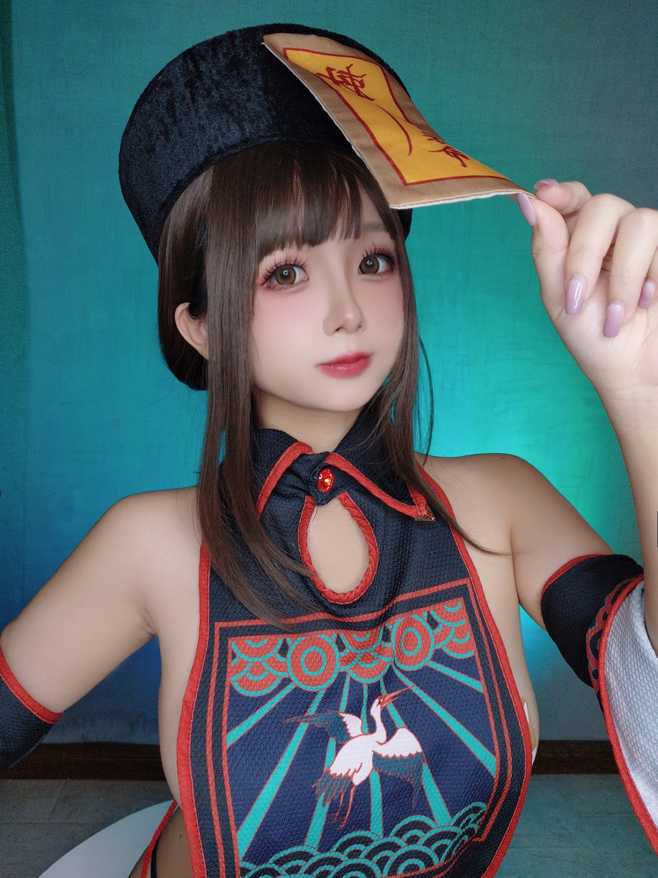 Coser@日奈娇 – 万圣节 小僵尸 - P34