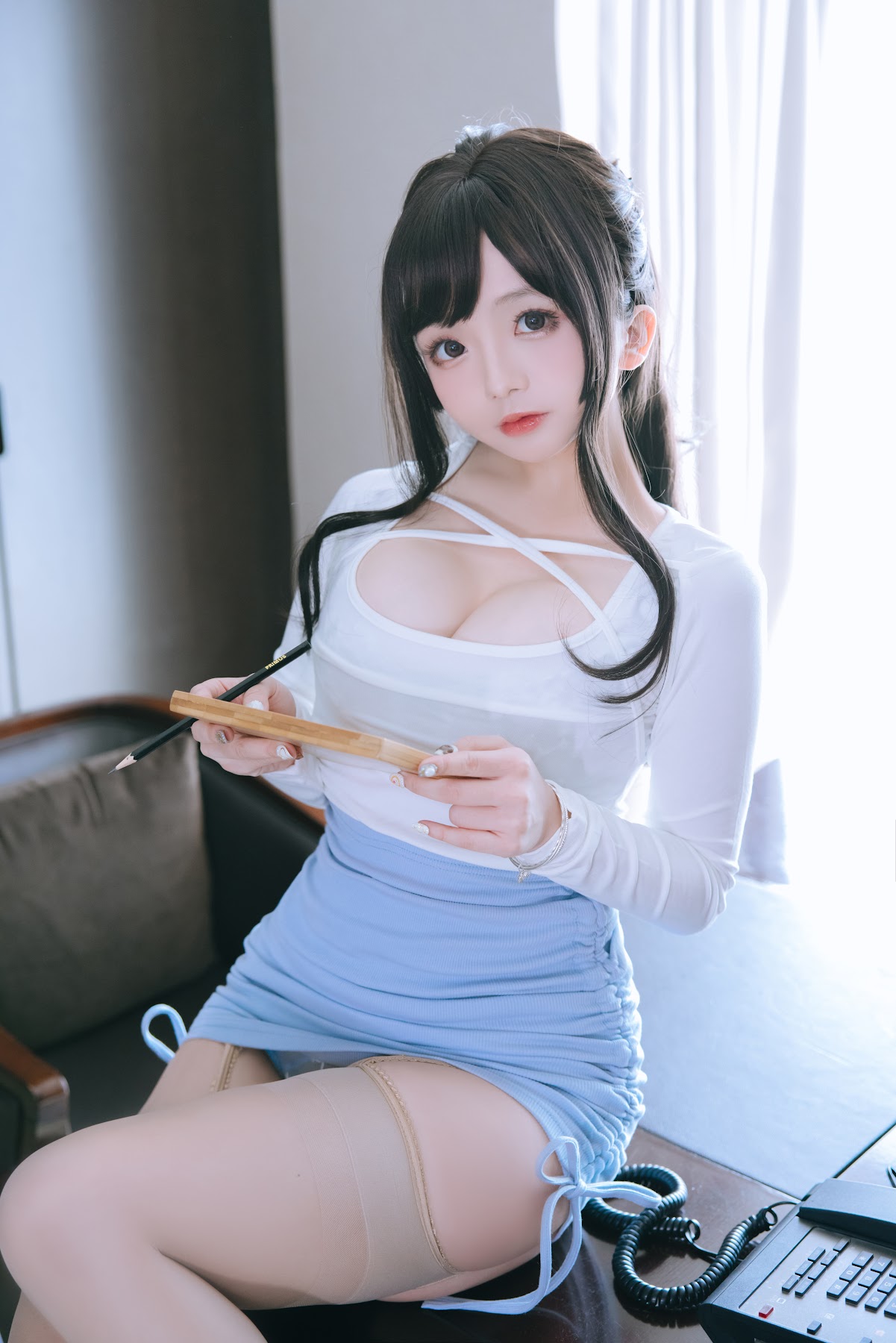 Coser@日奈娇 – 包臀裙秘书 - P91