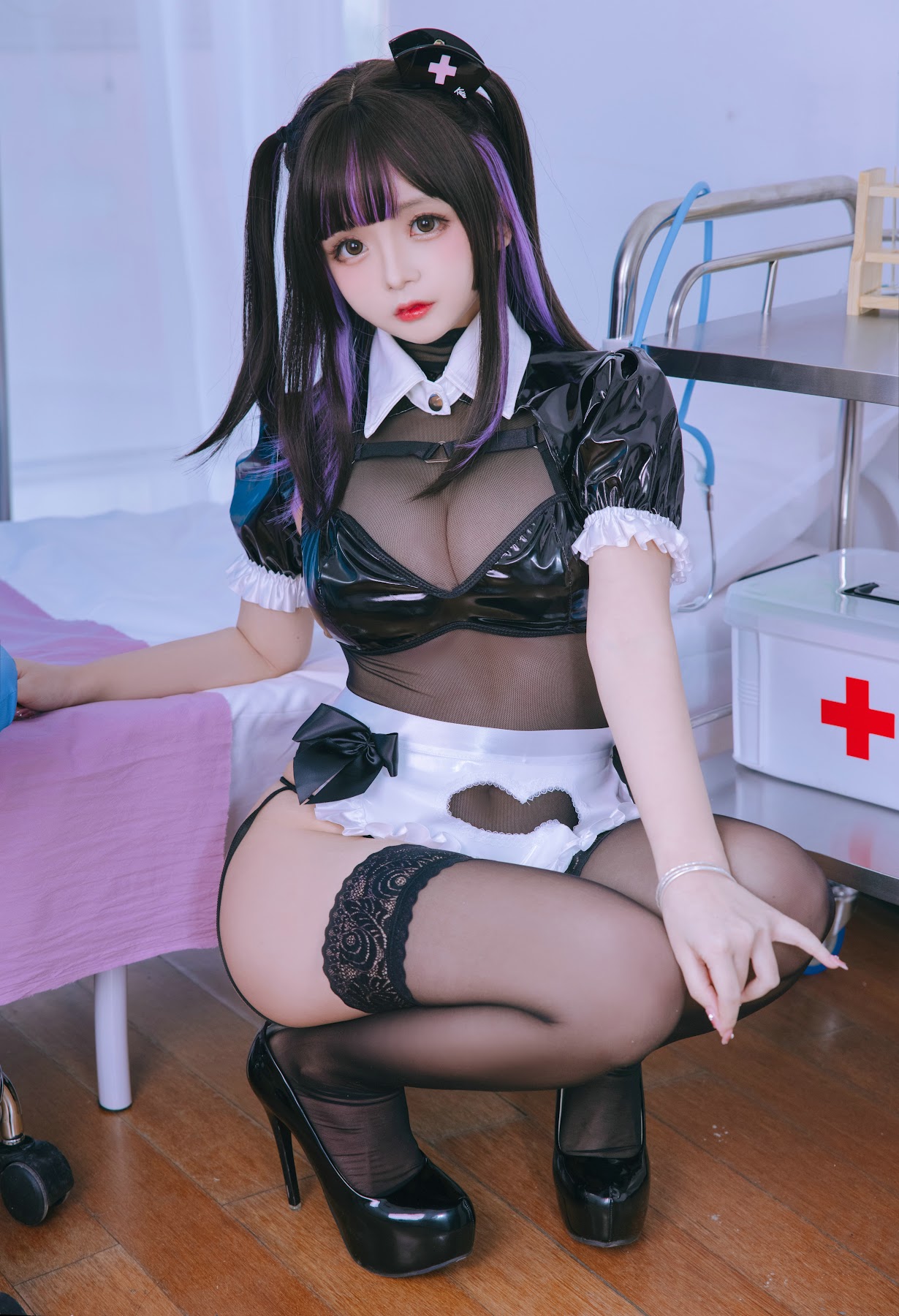 Coser@日奈娇 – 口罩护士 - P56
