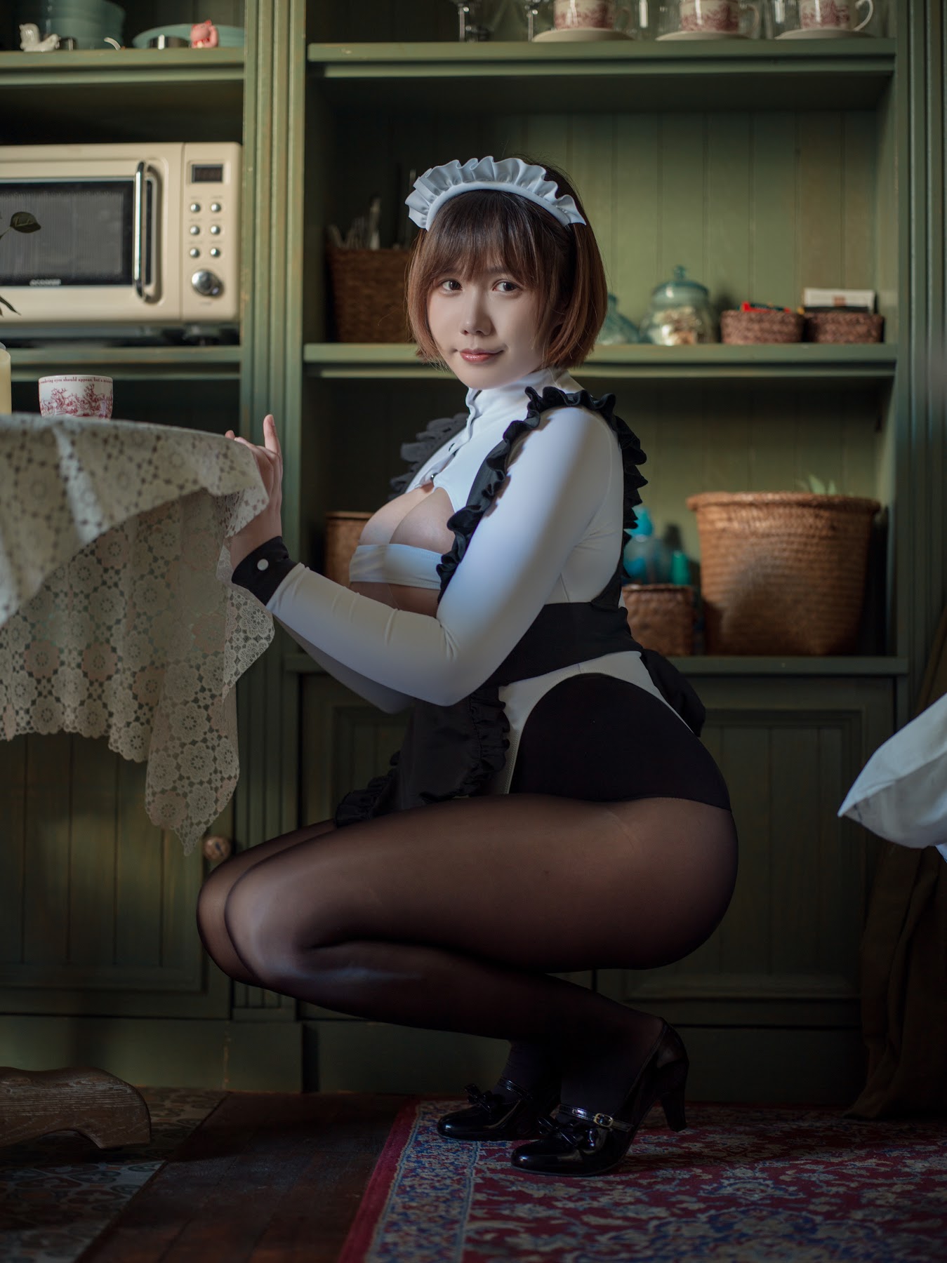 Coser@麻花麻花酱 – 女仆系列 - P36