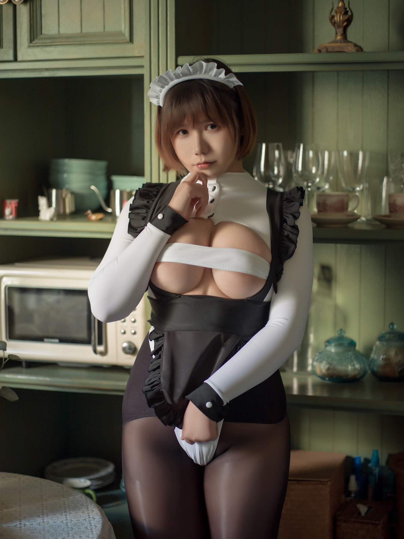 Coser@麻花麻花酱 – 女仆系列 - P40