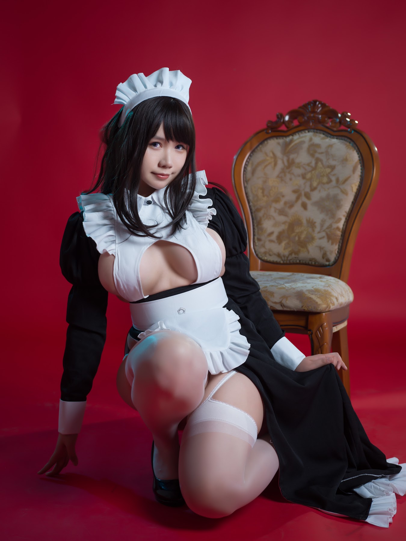 Coser@麻花麻花酱 – 女仆系列 - P49
