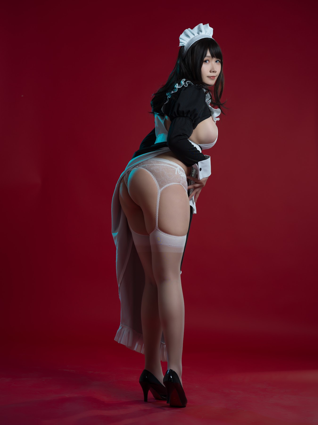 Coser@麻花麻花酱 – 女仆系列 - P56