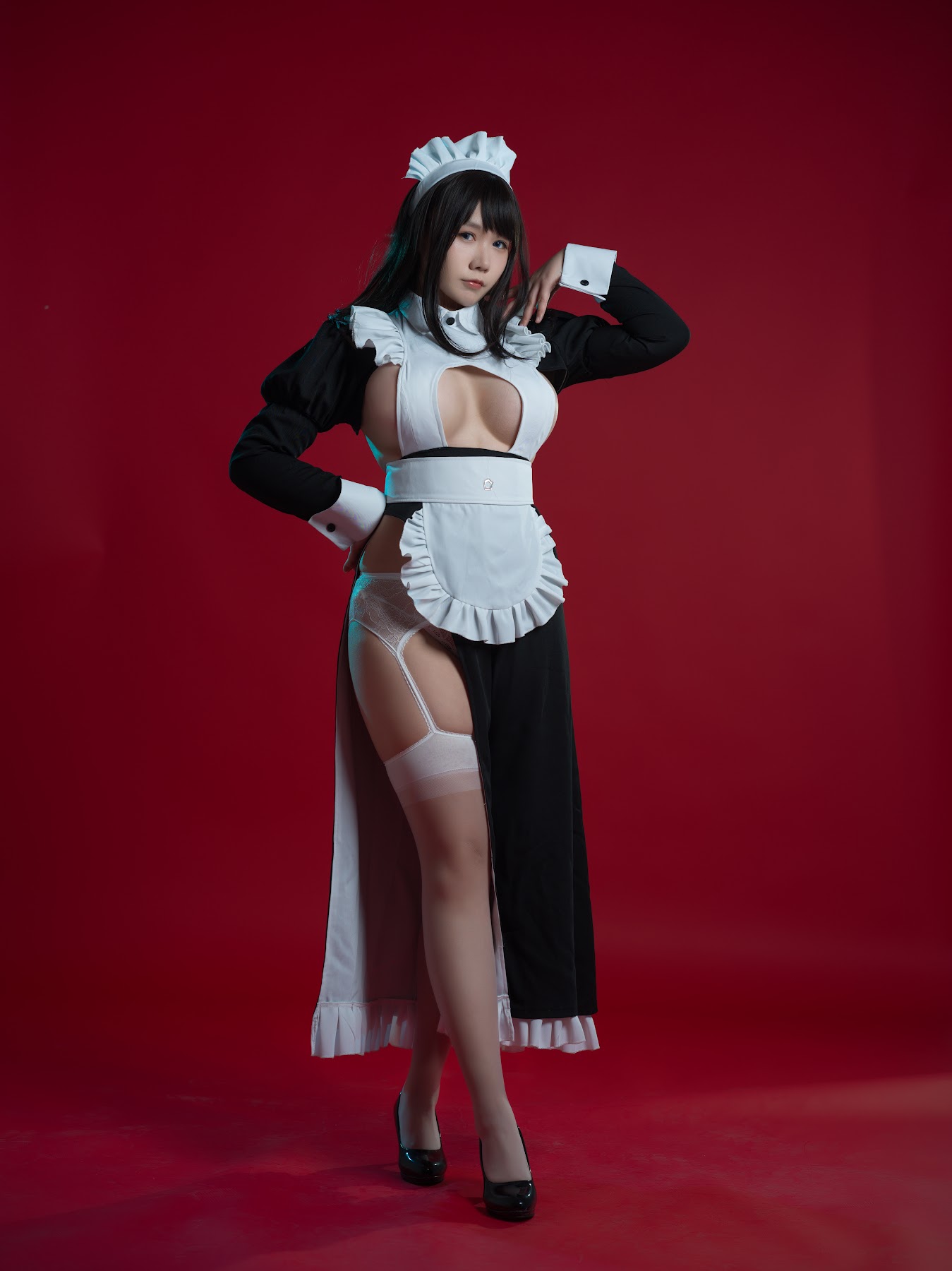 Coser@麻花麻花酱 – 女仆系列 - P59