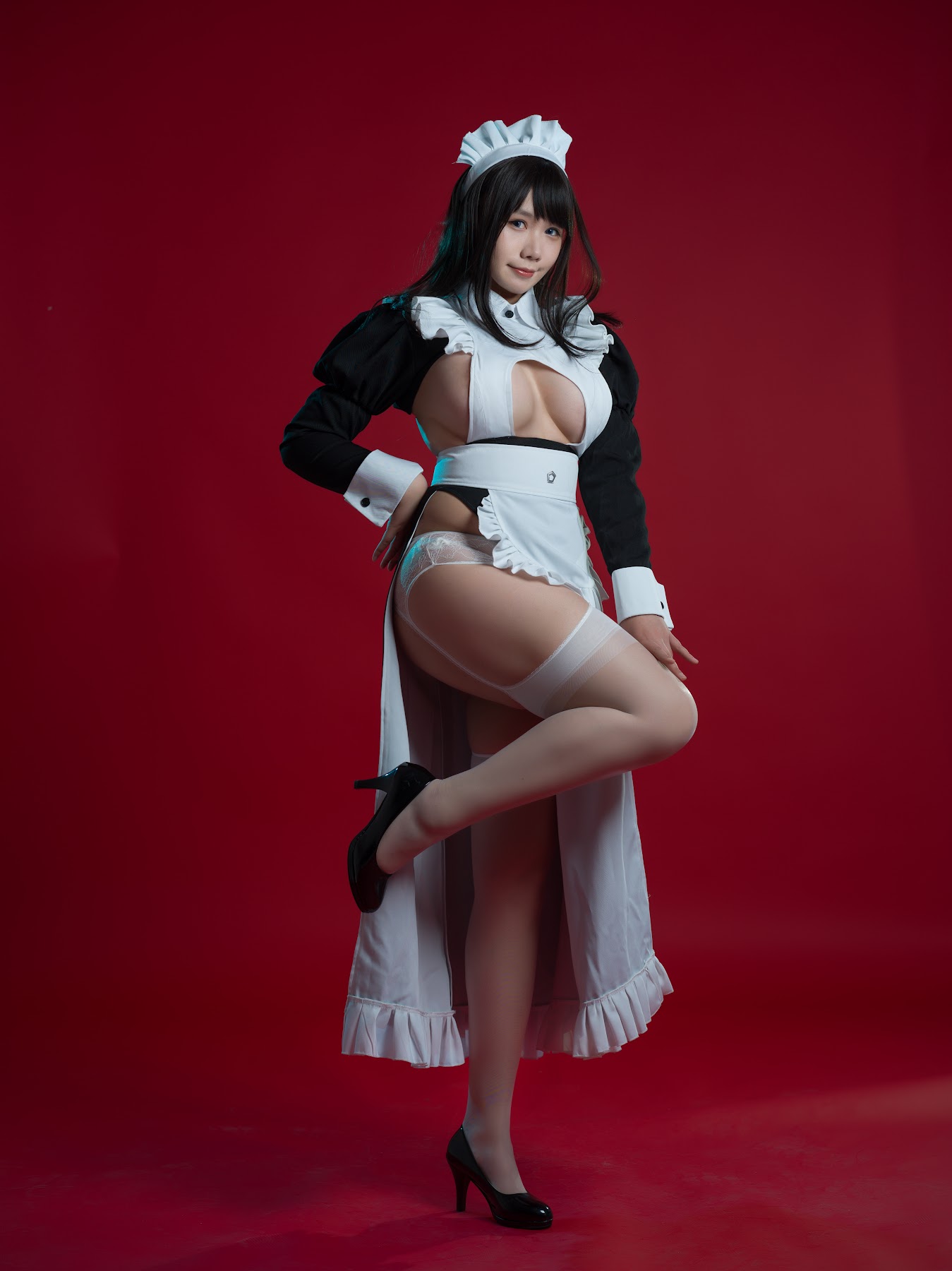Coser@麻花麻花酱 – 女仆系列 - P60