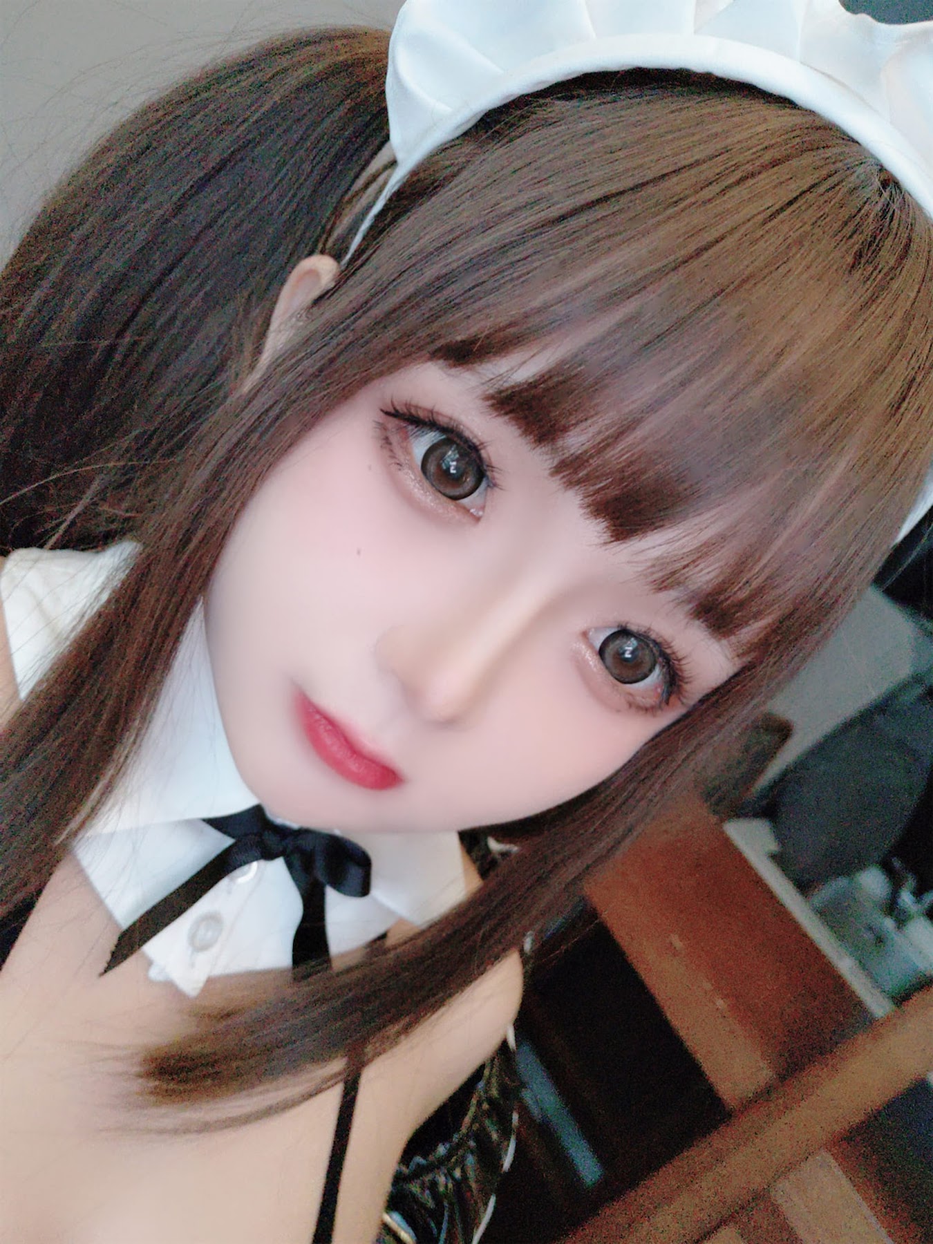 Coser@日奈娇 – 皮质女仆 - P68