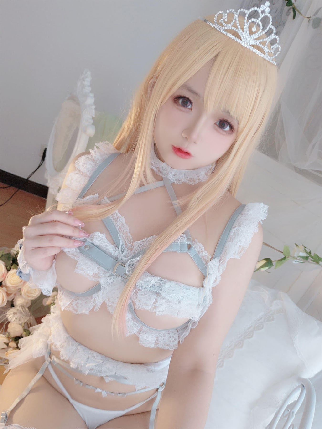 Coser@日奈娇 – 喜多川海梦 花嫁 - P47