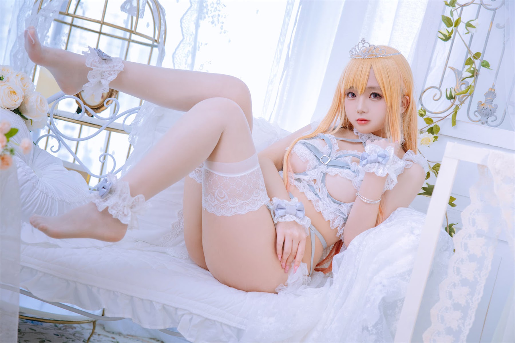 Coser@日奈娇 – 喜多川海梦 花嫁 - P7