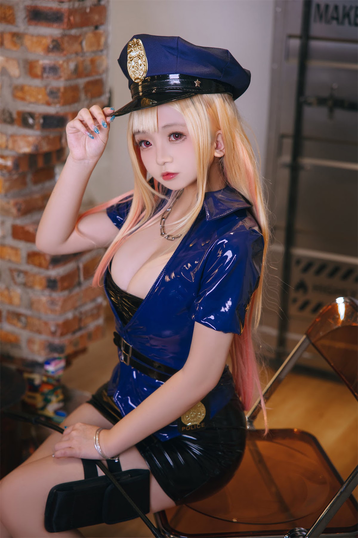 Coser@日奈娇 – 喜多川海梦女警 - P41