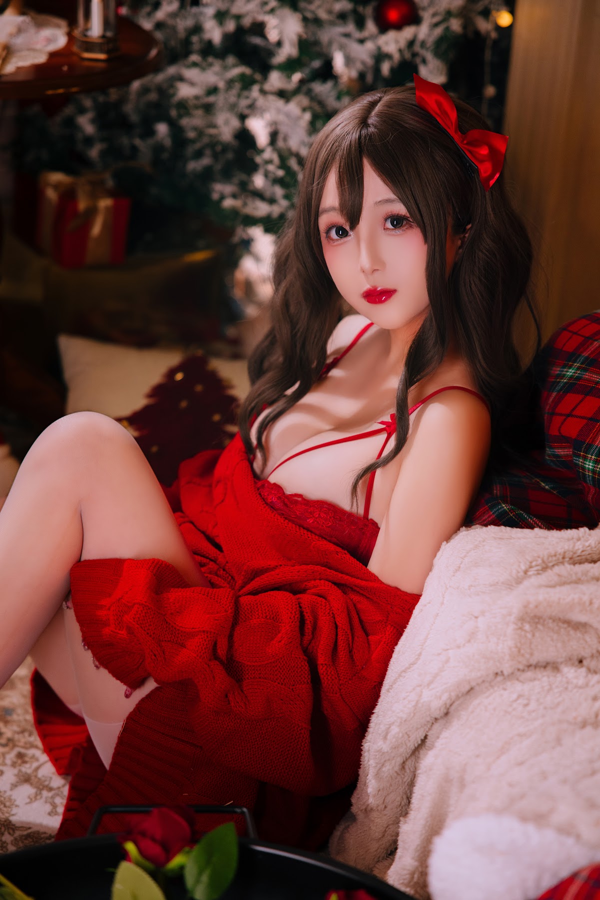 Coser@日奈娇 – 圣诞毛衣A+B - P9