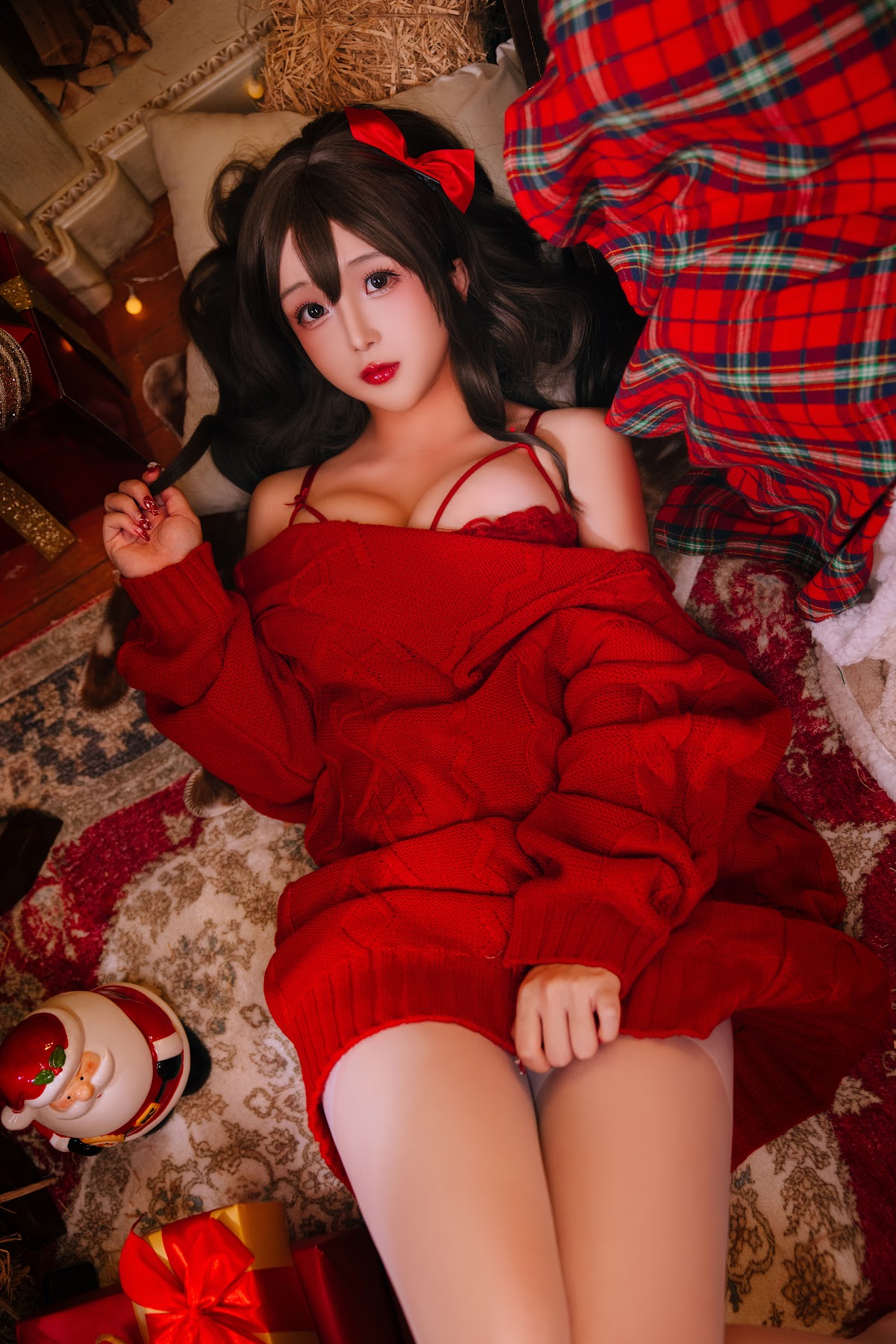 Coser@日奈娇 – 圣诞毛衣A+B - P15