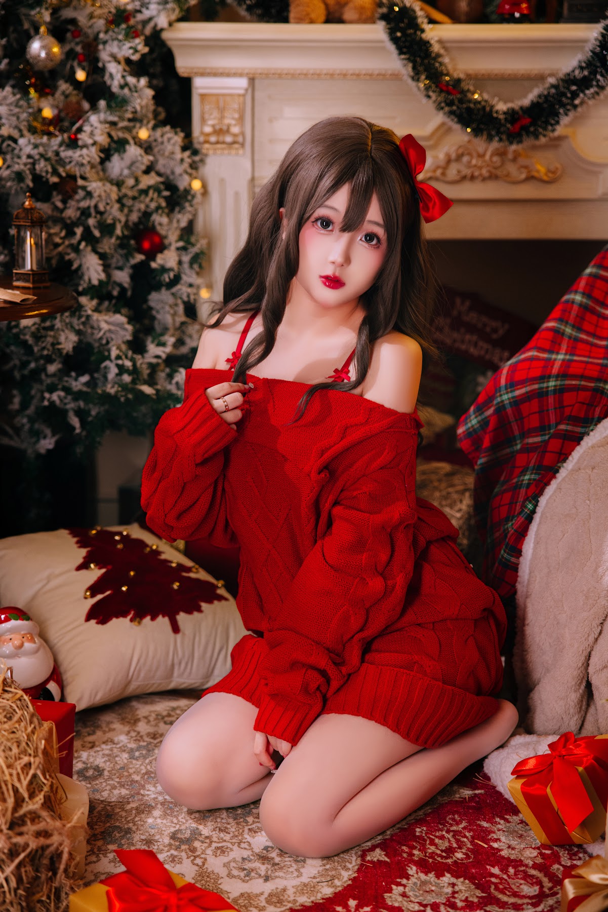 Coser@日奈娇 – 圣诞毛衣A+B - P1