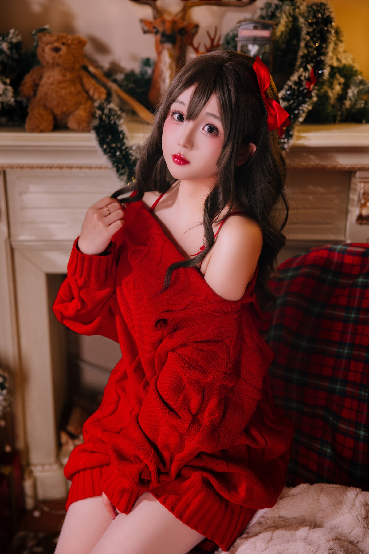 Coser@日奈娇 – 圣诞毛衣A+B - P34
