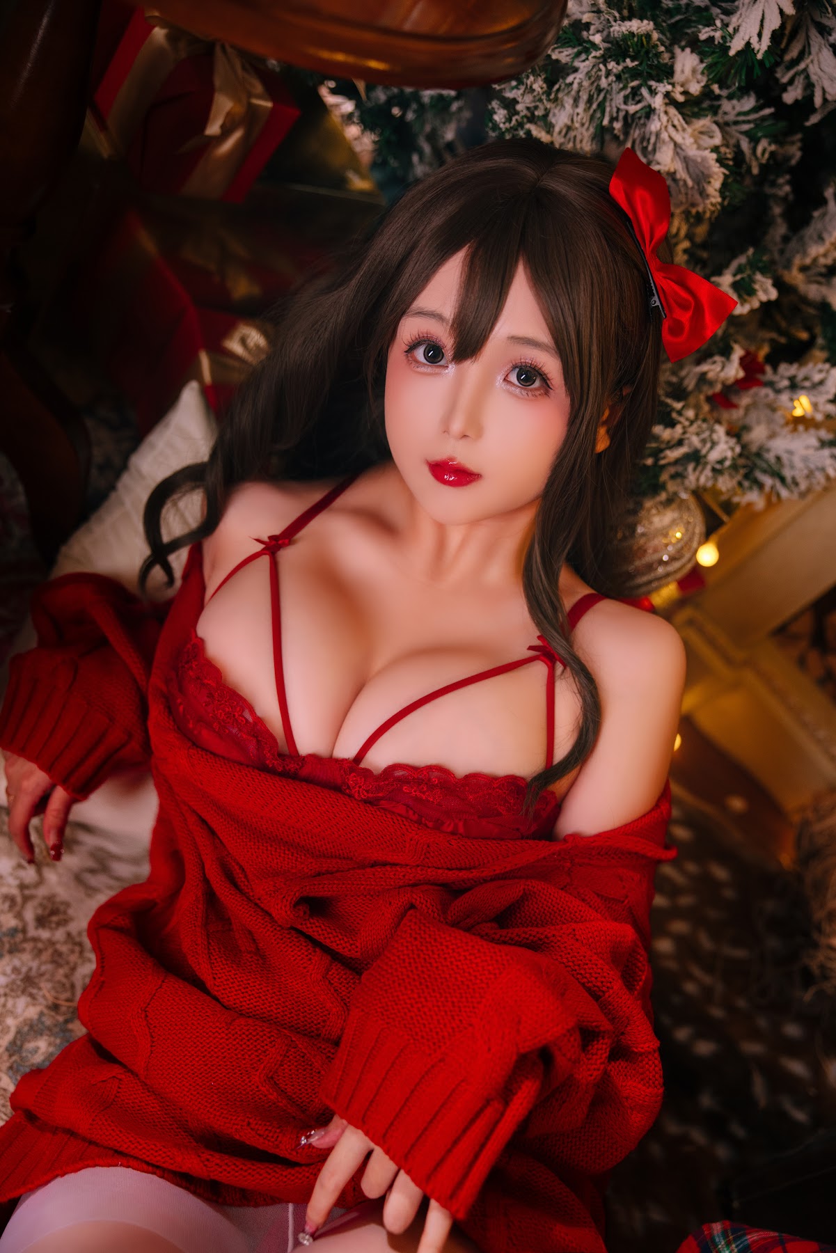 Coser@日奈娇 – 圣诞毛衣A+B - P5