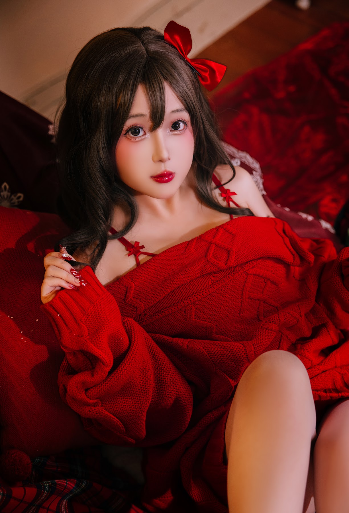 Coser@日奈娇 – 圣诞毛衣A+B - P67