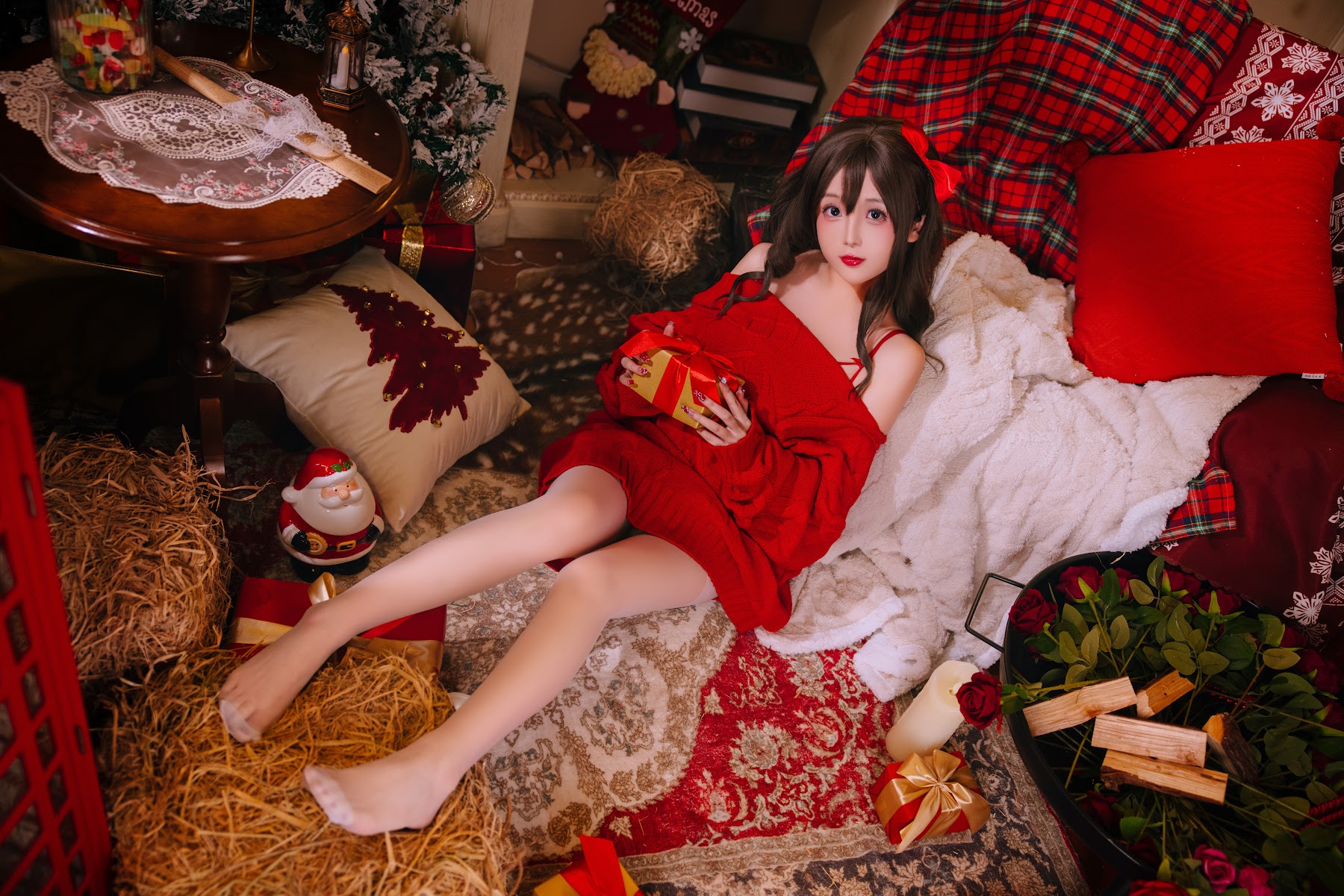 Coser@日奈娇 – 圣诞毛衣A+B - P78