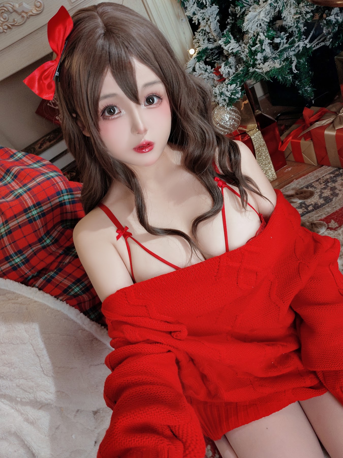 Coser@日奈娇 – 圣诞毛衣A+B - P84