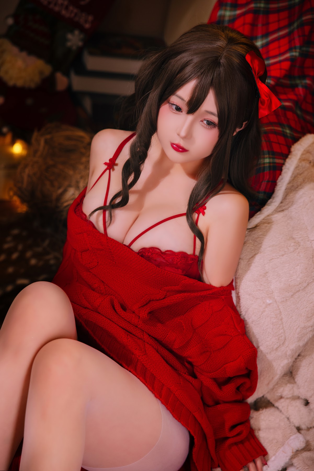 Coser@日奈娇 – 圣诞毛衣A+B - P89