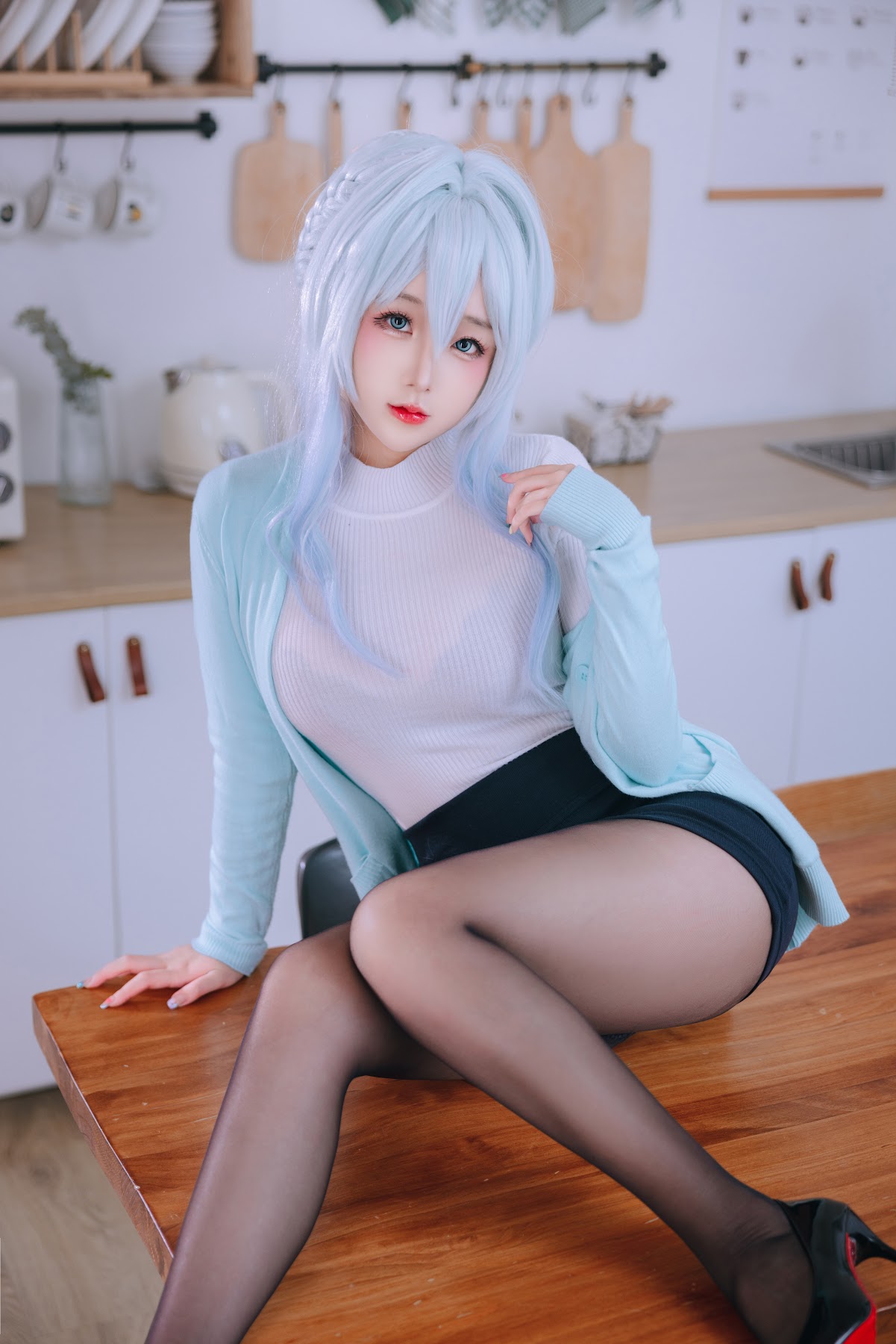 Coser@日奈娇 – 未亡人雪女 - P57
