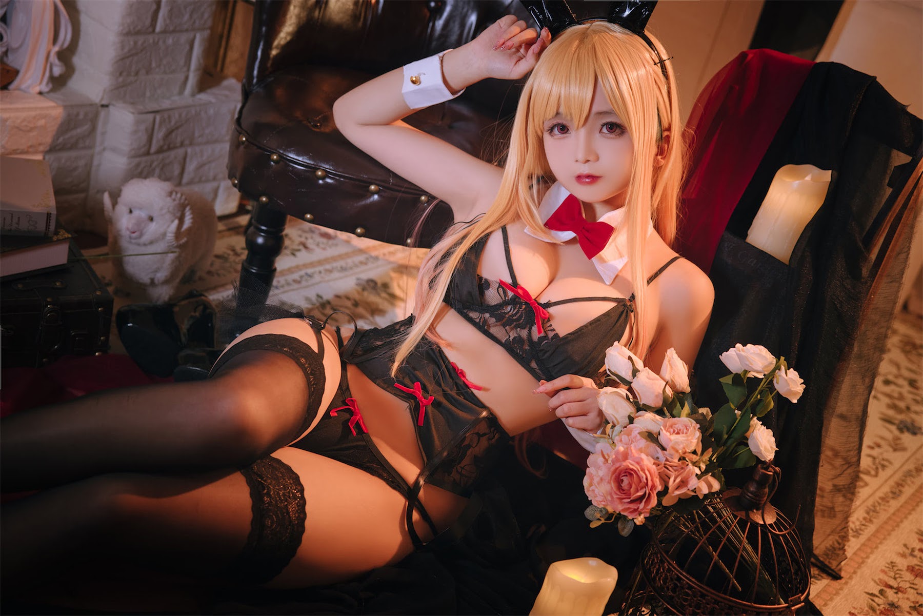 Coser@日奈娇 – 梦兔子内衣 - P4