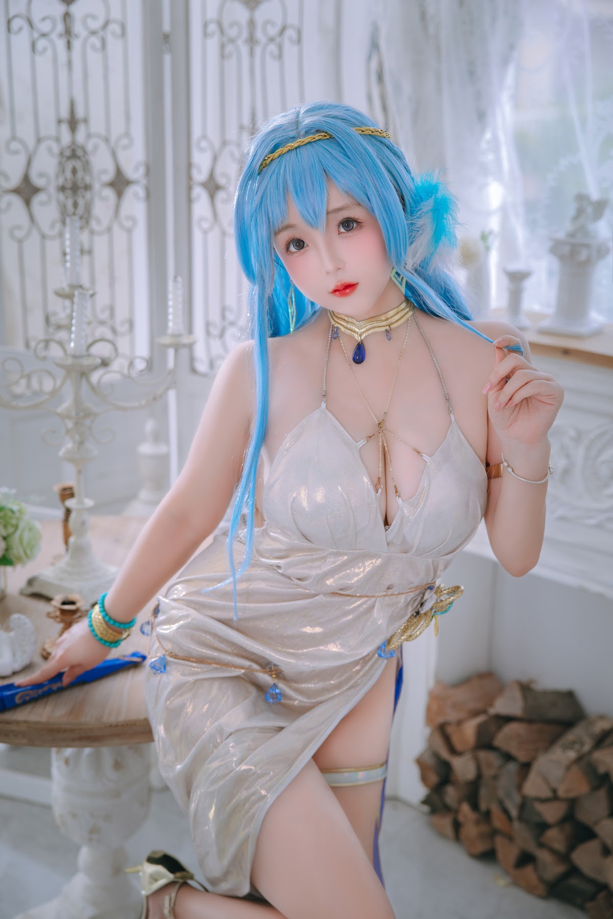 Coser@日奈娇 – 海伦礼服 - P35