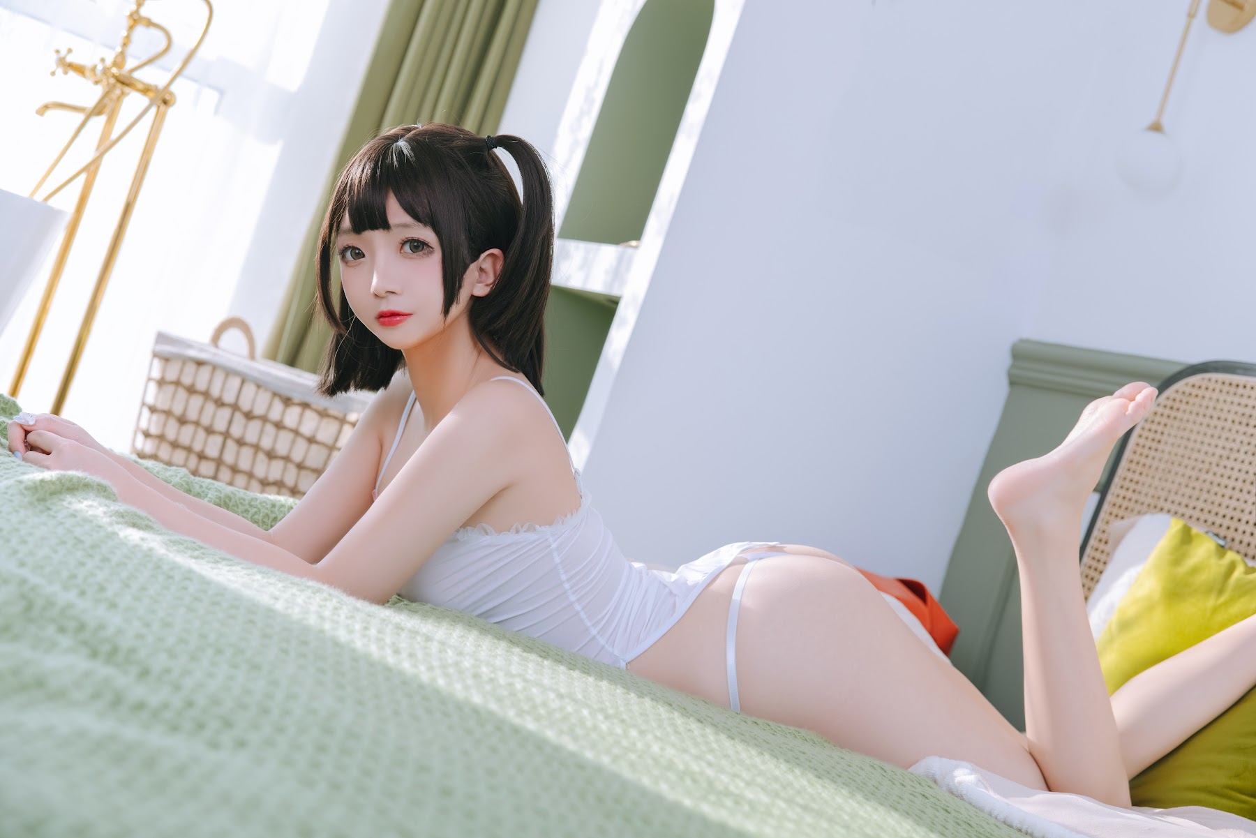 Coser@日奈娇 – 湿身小白裙 - P30