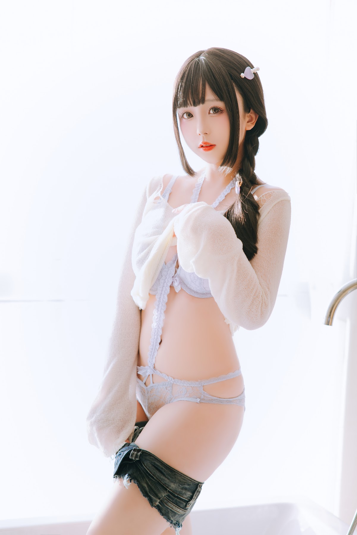 Coser@日奈娇 – 牛仔裤人妻 - P64