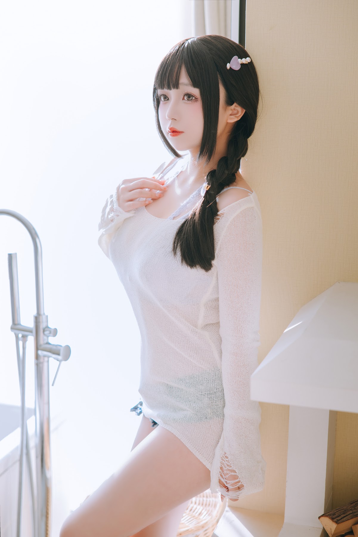 Coser@日奈娇 – 牛仔裤人妻 - P77