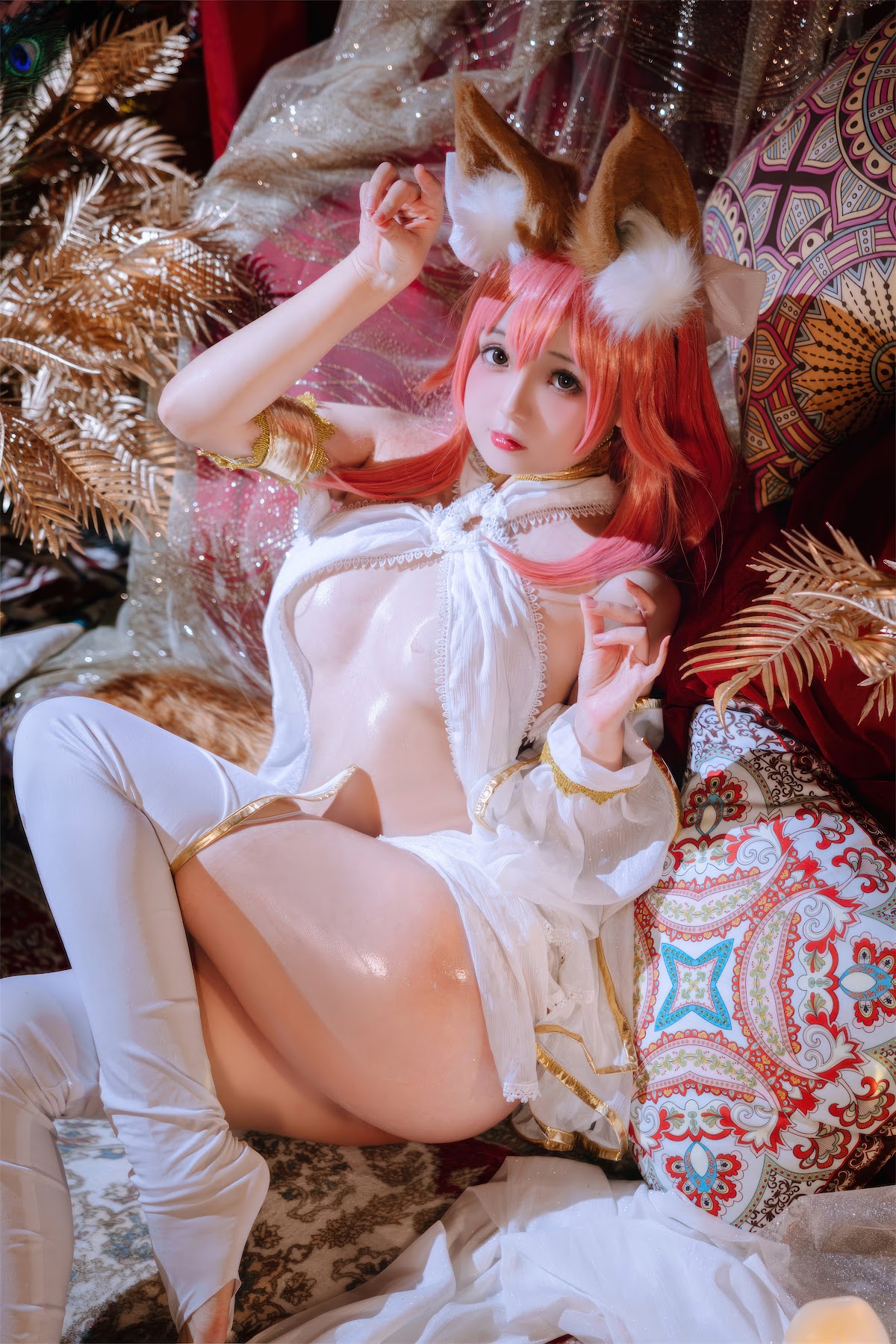 Coser@日奈娇 – 玉藻前舞娘 – 涂油 - P9