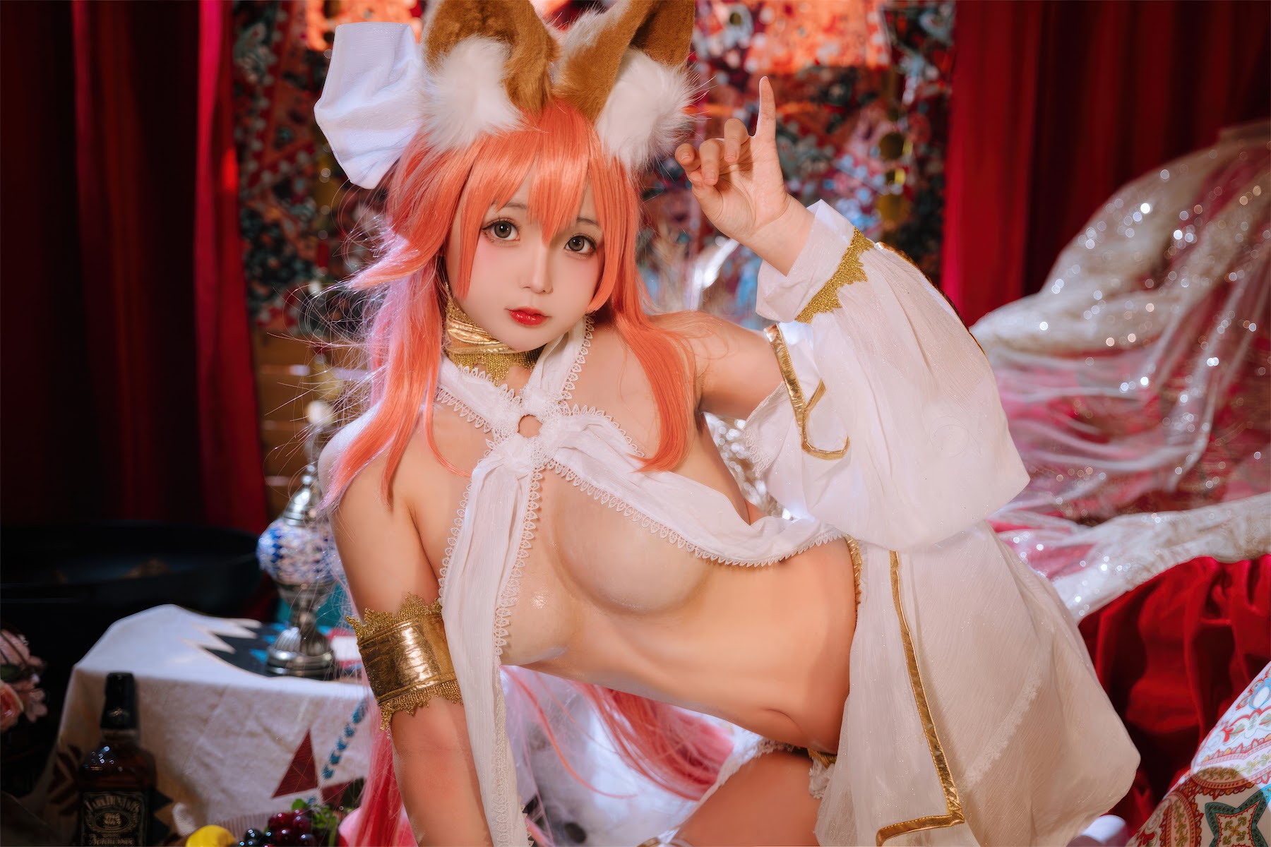 Coser@日奈娇 – 玉藻前舞娘 – 涂油 - P10