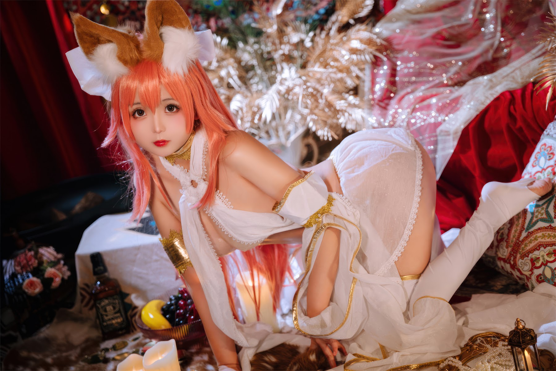 Coser@日奈娇 – 玉藻前舞娘 – 涂油 - P30